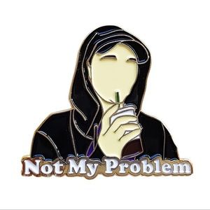 Johnny Meme "Not My Problem" Kpop Band Boys Suh Young-ho Enamel Pin